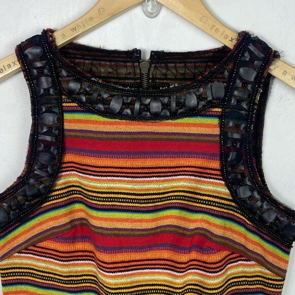 Free People Tapestry Shift Dress‎ Striped PLL Size 0 New Romantics Pretty Liars - Picture 7 of 15